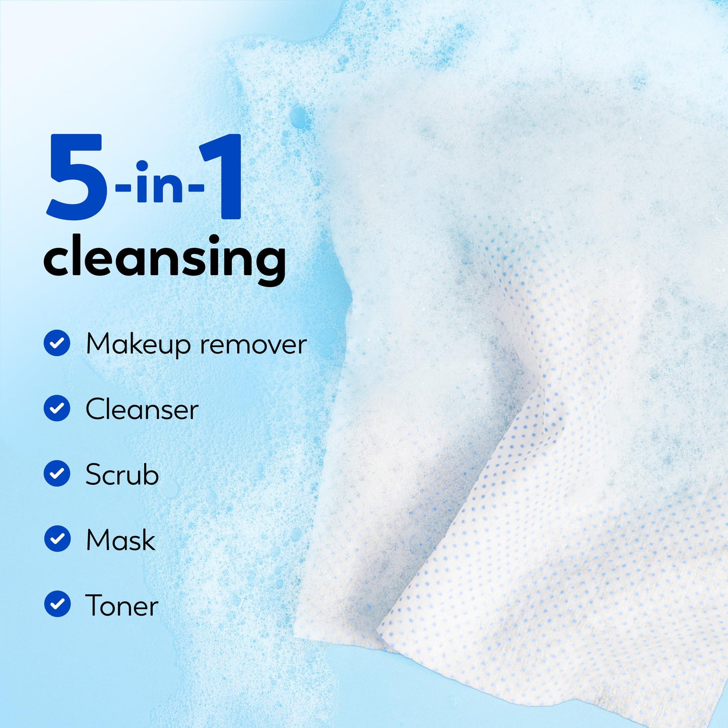 Olay Makeup Remover Wipes, Daily Facials Deep Clean Face Cleanser for Normal to Oily Skin, Alcohol & Fragrance Free, Soft Face Wash Towels, Travel Beauty & Personal Care Olay