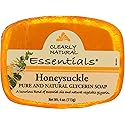 Clearly Natural, Glycerine Soap Bar, Honeysuckle, 4 oz (00017-7) Beauty & Personal Care Clearly Natural