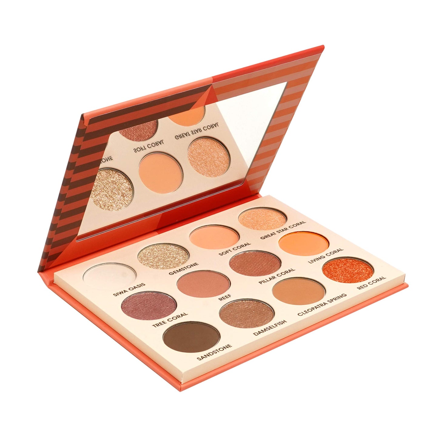 EBIN NEW YORK Coral Oasis - Secret of Pharaoh Eyeshadow Palette, Highly Pigmented and Blendable, Cruelty-Free, Long-Lasting Matte & Shimmer Beauty & Personal Care EBIN NEW YORK