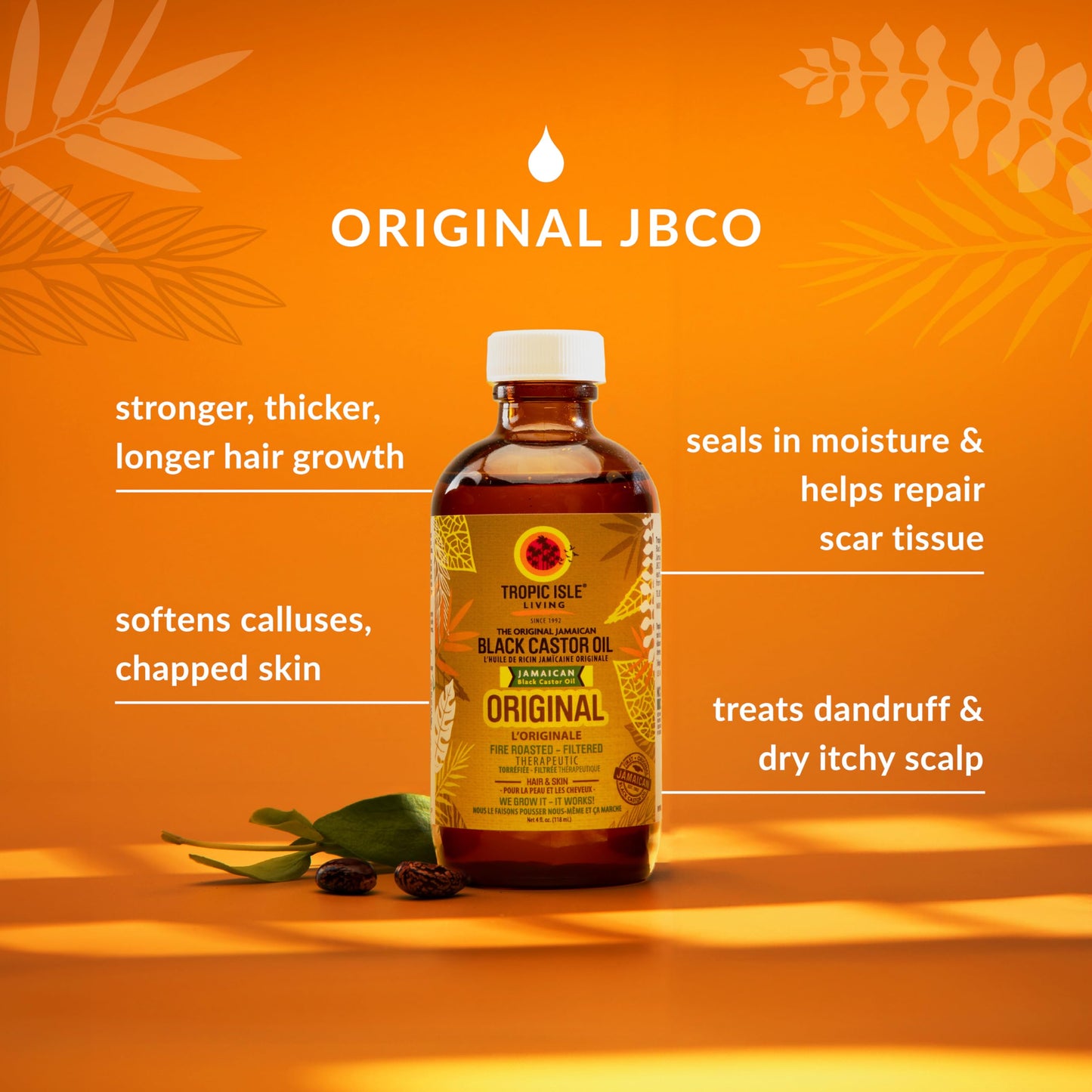 Jamaican Black Castor Oil 118ml 'Pack of 2' by Tropic Isle Living Beauty & Personal Care Tropic Isle Living
