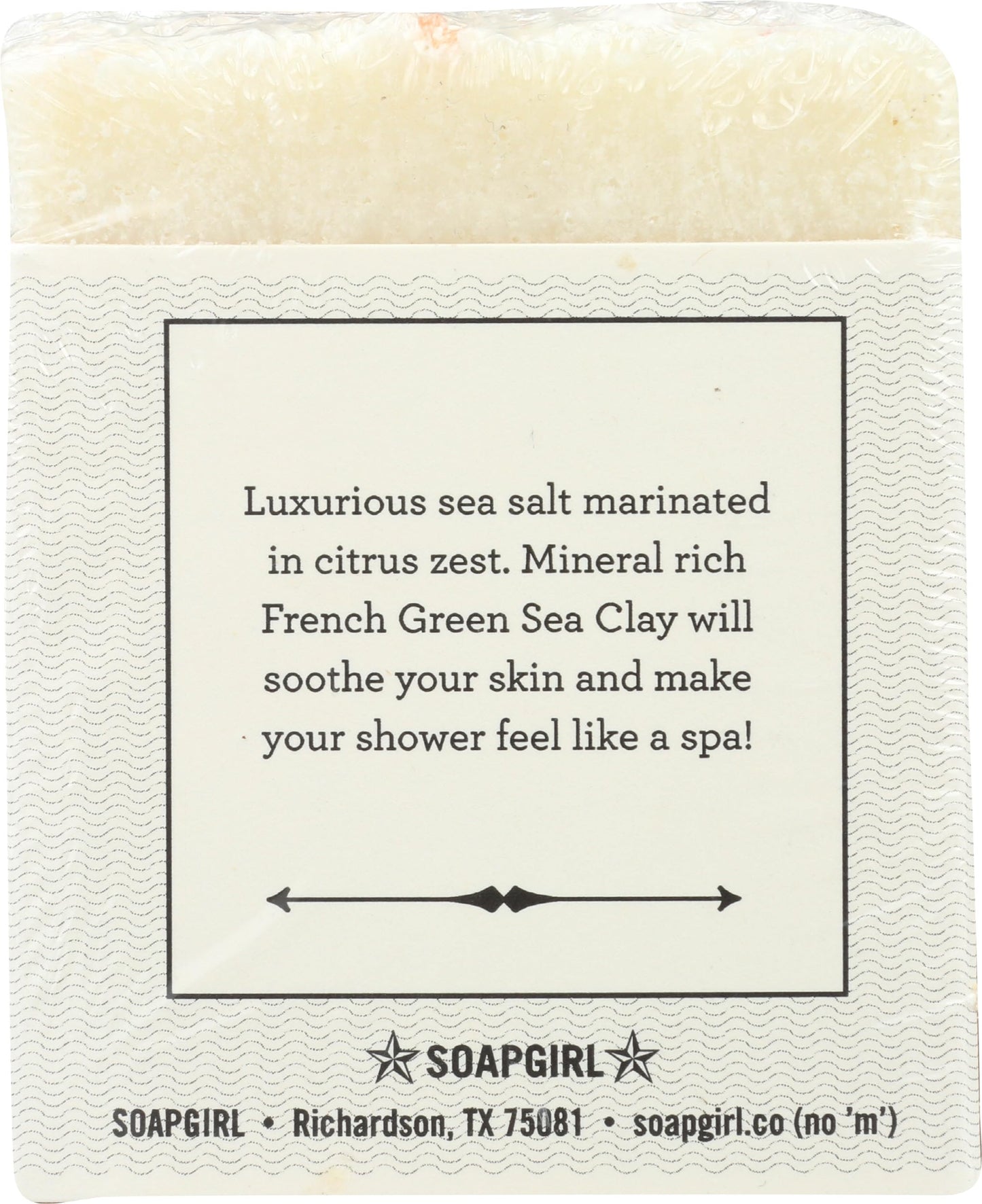 SOAPGIRL Citrus Salt Sea Clay Soap, 4.5 OZ Beauty & Personal Care Soapgirl
