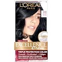 L'Oreal Paris Excellence Creme Permanent Hair Color, 1BB Velvet Black, 100 percent Gray Coverage Hair Dye, Pack of 1 Beauty & Personal Care L'Oreal Paris