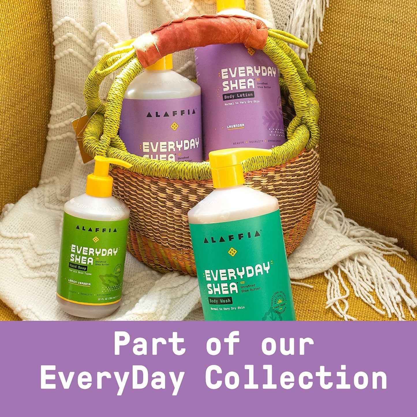 Alaffia EveryDay Shea Shampoo, Gently Cleansing Shampoo for Normal to Dry Hair, Made with Fair Trade Shea Butter, Cruelty Free, Vegan, No Parabens Beauty & Personal Care Alaffia