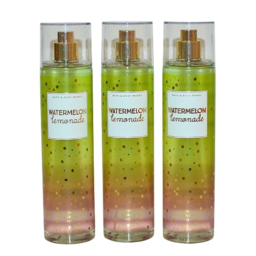 Bath & Body Works Fragrance Mist 3-Pack 8oz Each (Watermelon Lemonade) Beauty & Personal Care Bath & Body Works