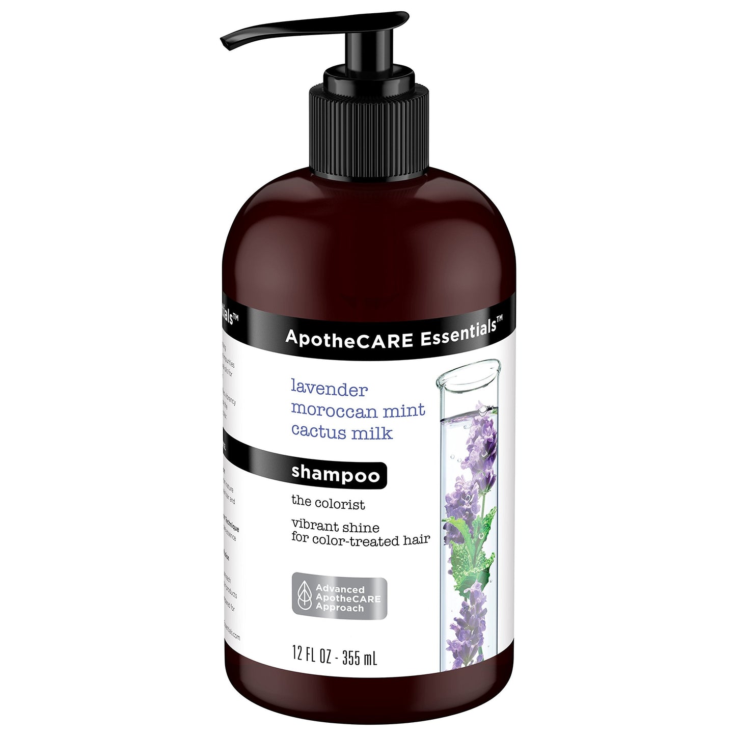 ApotheCARE Essentials The Colorist Shampoo, Lavender, Moroccan Mint, Cactus Milk, 12 oz Beauty & Personal Care ApotheCARE Essentials