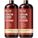 DEL SUR Color Safe Shampoo and Conditioner Set for Color Treated Hair | Camellia Japonica, Quercetin & Biotin | Anti-Frizz & Hydrating | 16 fl oz Each Beauty & Personal Care DEL SUR