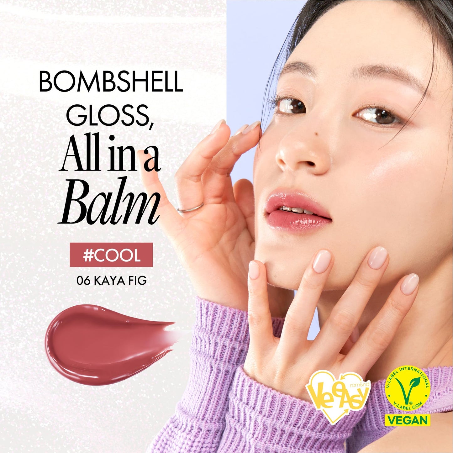 Glasting Melting Balm - High Shine, Hydrating Tinted Lip Balm - Buildable Gloss & Vegan Formula - Korean Glossy Lip Balm with Shea Butter 0.12 oz (#06 Beauty and Personal Care rom&nd