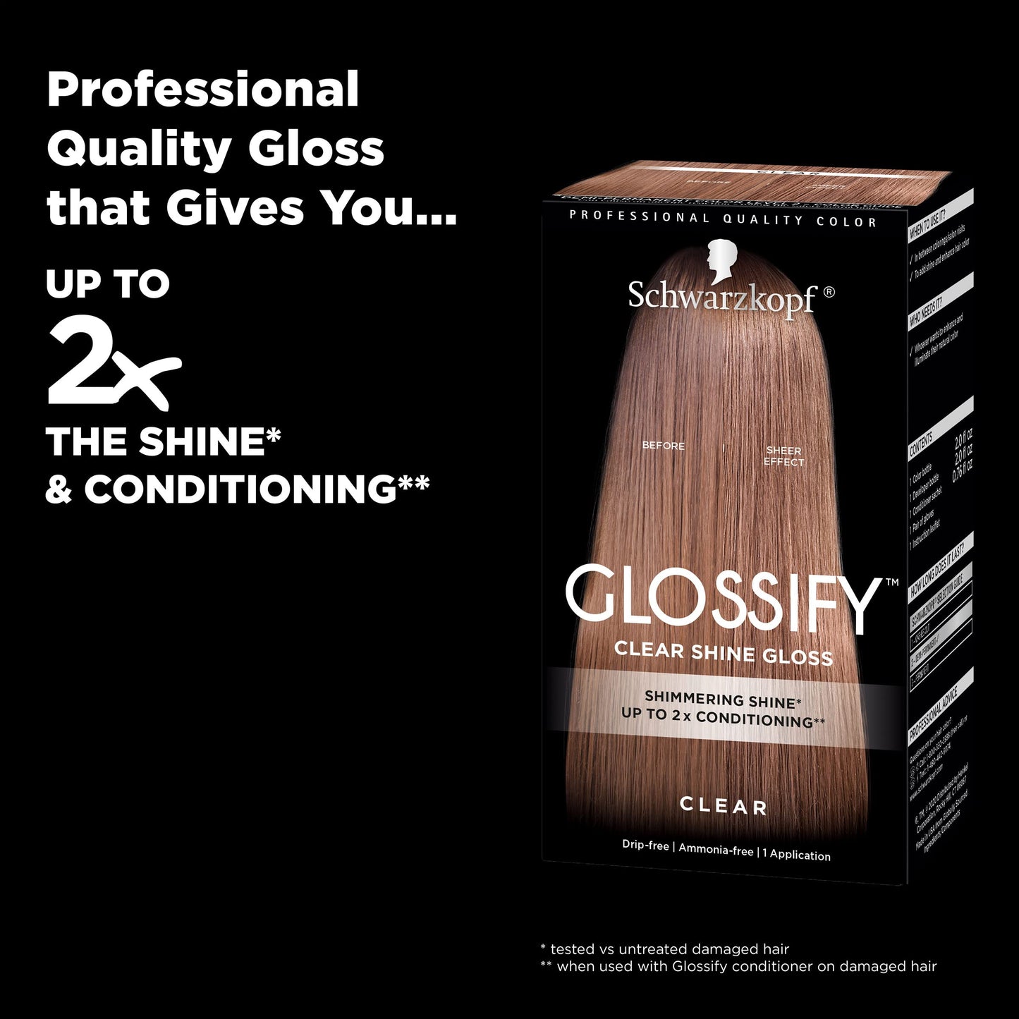 Schwarzkopf Glossify Customizable Color Gloss, Clear Beauty & Personal Care Schwarzkopf