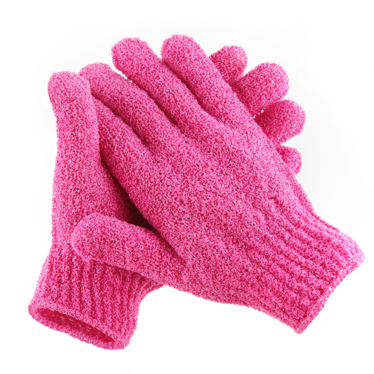Exfoliating Shower Bath Gloves?4 Pair? Double Side Durable Nylon Shower Gloves Body Scrub Exfoliator & Bathing Accessories for Men,Women & Kids Bath Beauty & Personal Care YOTURO