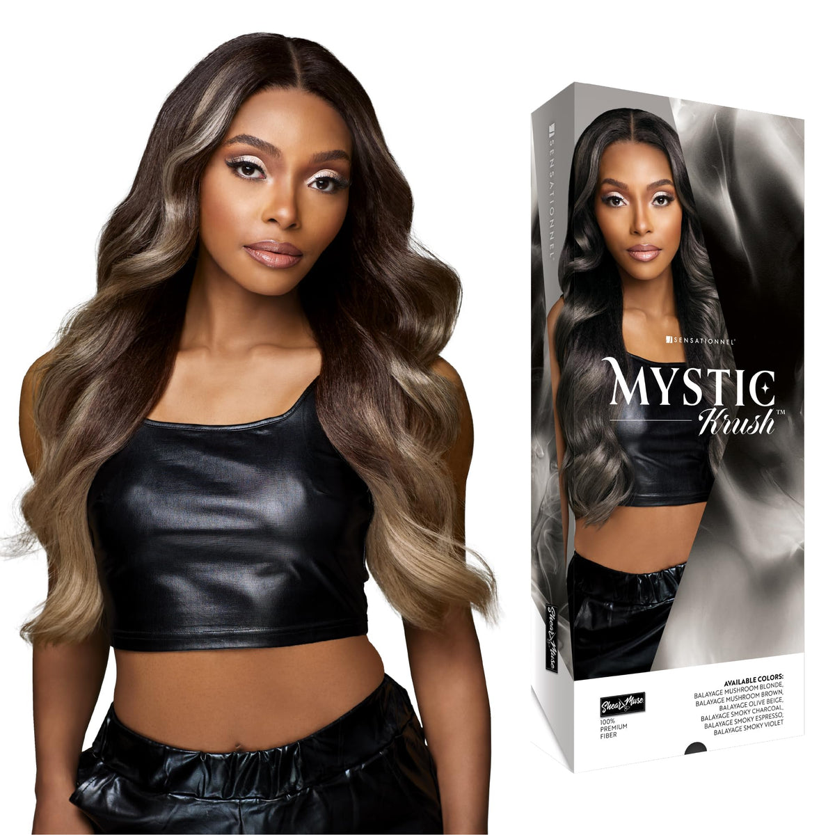 Sensationnel Shearmuse Mystic Krush LaceWig-Esme, BALAYAGEMUSHROOMBLONDE