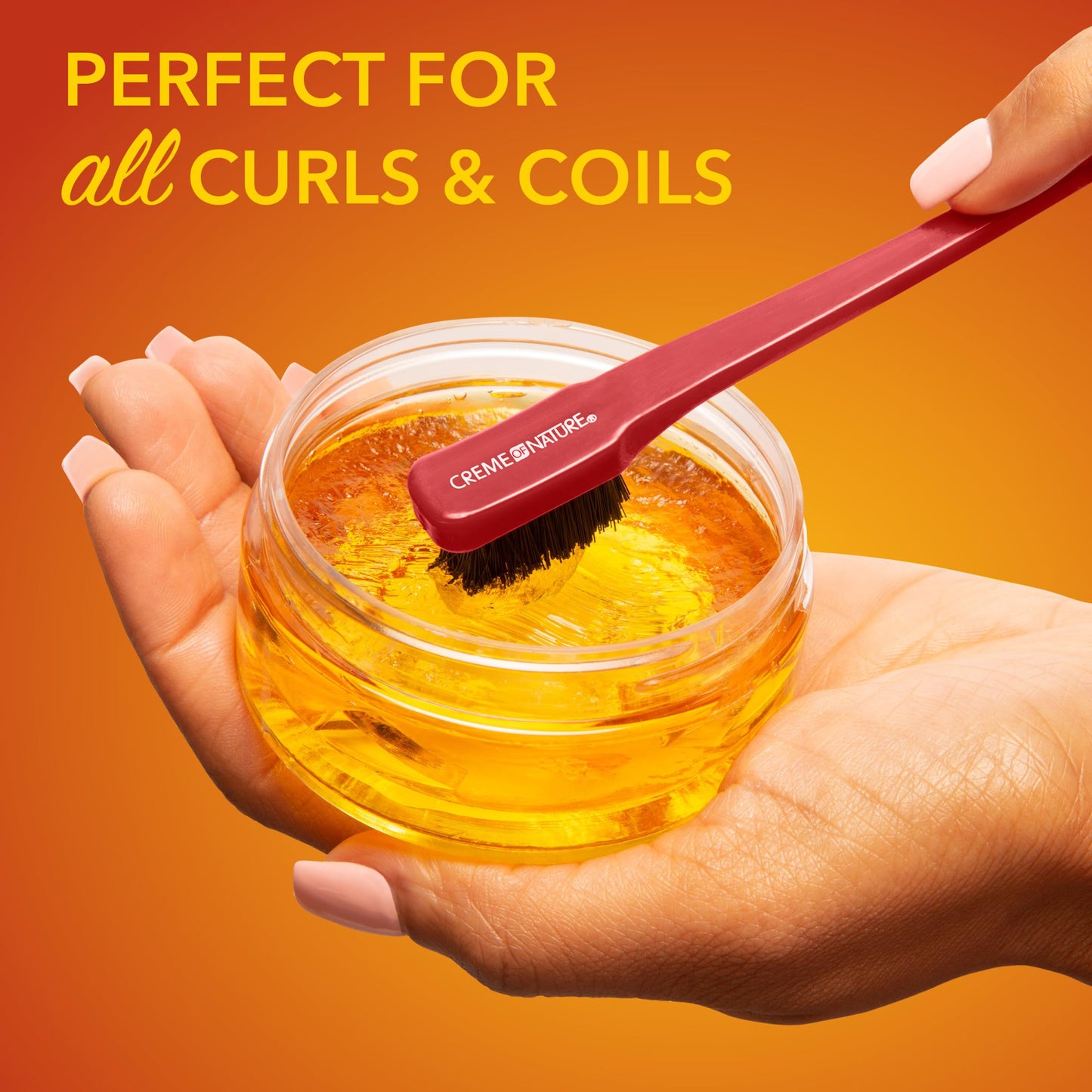 Creme of Nature Perfect Edges™ Firm Hold Edge Control Gel, 24-Hour Hold, Non-Flaking, Frizz Control, Sleek Hair Gel, Argan Oil Edge Styler, 2.25 oz Beauty & Personal Care Creme of Nature