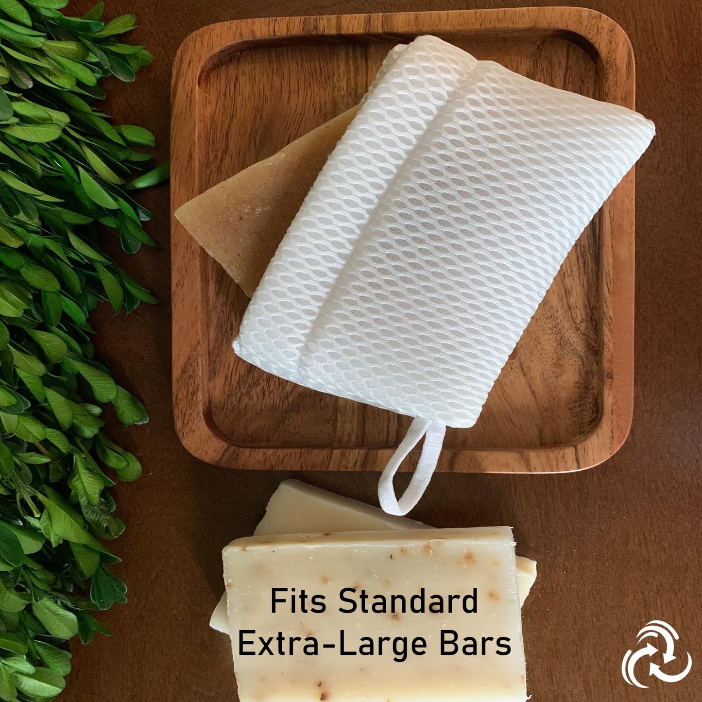 Soap Envelope 100% Recycled - Soap Saver Pouch for bar soap, Loofah Bath Scrubber for Bar Soap + Gentle Exfoliator, mesh soap Bag, soap Pouch Beauty & Personal Care Soap Envelope