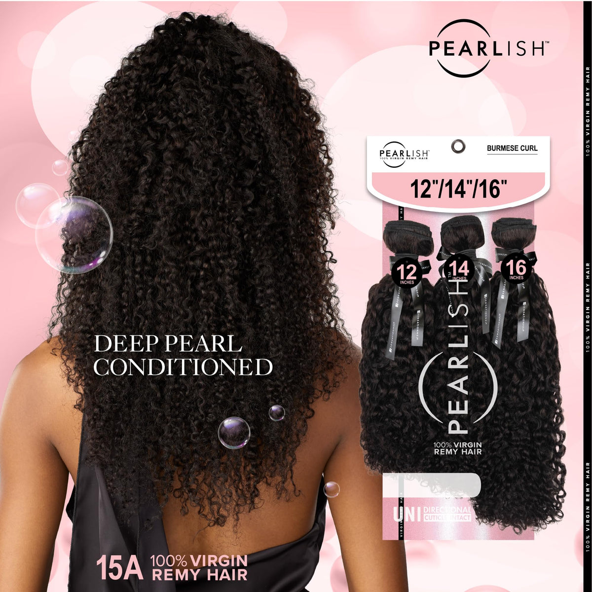 Sensationnel Pearlish Multi Bundle-Burmese Curl,10 12 14in, NATURAL/BLACK