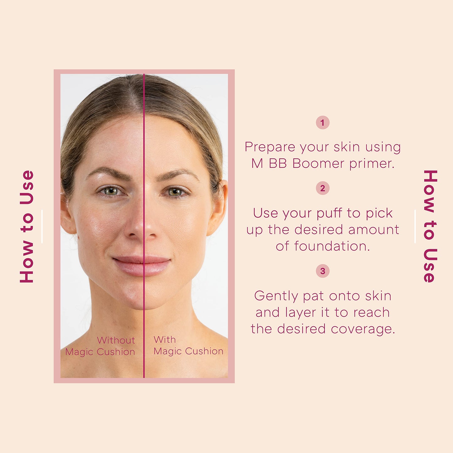 MISSHA Magic Cushion Foundation No.23 Natural Beige for light with neutral skin tone - Flawless Coverage, Dewy Finish, Easy Application for All Skin Beauty & Personal Care MISSHA