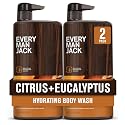 Every Man Jack Nourishing Citrus + Eucalyptus Mens Body Wash for All Skin Types - Naturally Derived Ingredients - Cleanse and Hydrate Skin Beauty & Personal Care Every Man Jack
