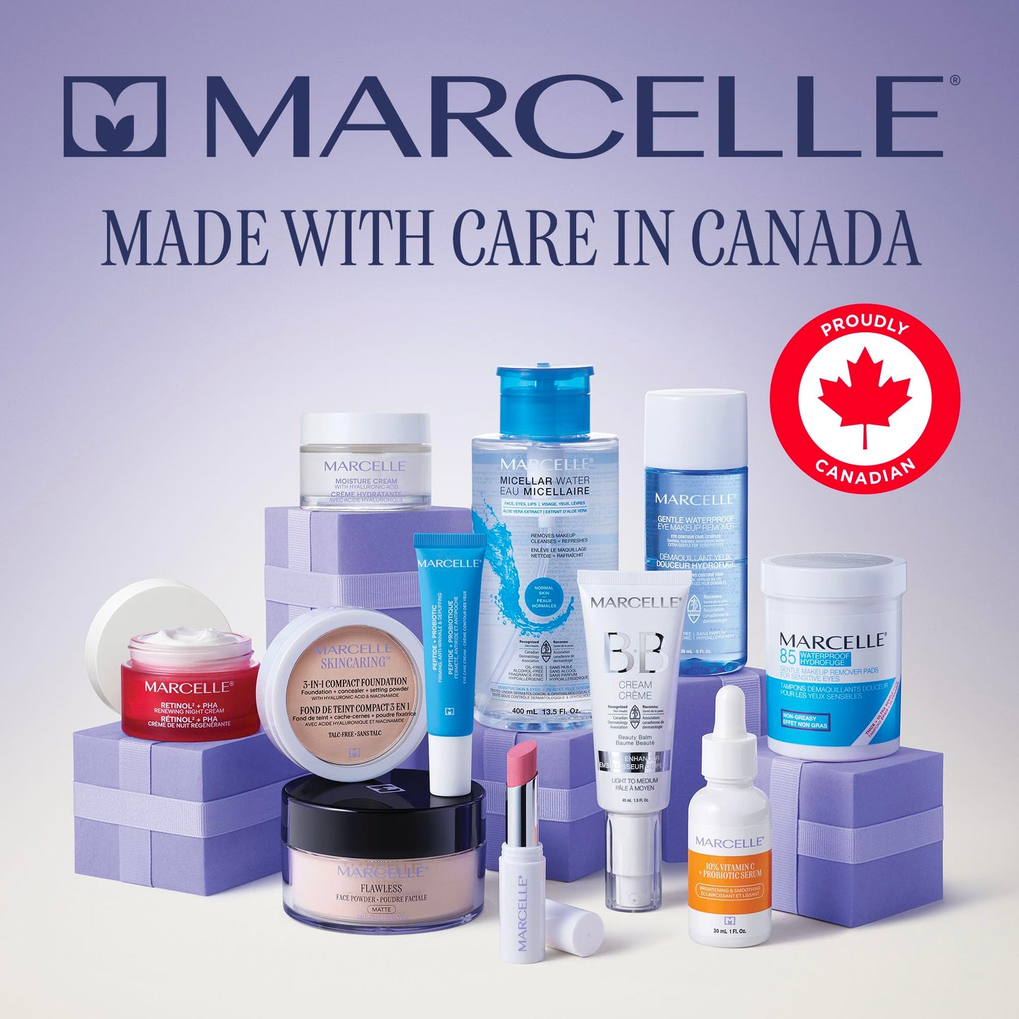 Marcelle Micellar Water, Normal Skin, Makeup Remover, Aloe Vera Extract, Sensitive Skin and Eyes, Oil-Free, Alcohol-Free, Fragrance-Free Beauty & Personal Care MARCELLE