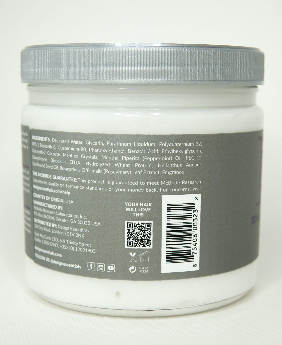 Design Essentials Rosemary & Mint Stimulating Super Moisturizing Conditioner for Dry, Thick, or Brittle Hair; Sulfate-Free, Stimulates Scalp Beauty & Personal Care Design Essentials