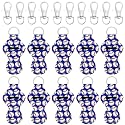 allydrew 10 Pack Chapstick Holder Keychain, Keyring for Lip Balm Lip Gloss Lipstick with 10 Pieces Metal Keyring Clasps, Play Ball Beauty & Personal Care allydrew