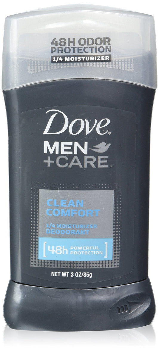 Dove Men+Care Deodorant Stick Clean Comfort 3 oz(Pack of 4) Beauty and Personal Care Dove