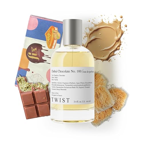 Twist Dubai Chocolate No. 100 - Eau De Parfum Inspired by Fix Dubai Chocolate, Long-Lasting Perfume For Women, Paraben Free, Vegan, Clean Ingredients Beauty & Personal Care HOUSE OF TWIST