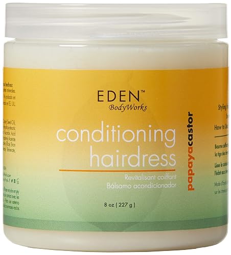 EDEN BodyWorks Papaya Castor Conditioning Hairdress | 8 oz | Reduce Frizz, Nourish Hair & Scalp - Light Hold Beauty & Personal Care EDEN BodyWorks