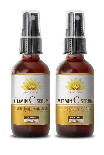 Beauty health - VITAMIN C SERUM With Hyaluronic Acid - Wrinkles remover - 2 bottles Beauty & Personal Care SKIN CARE SOLUTIONS