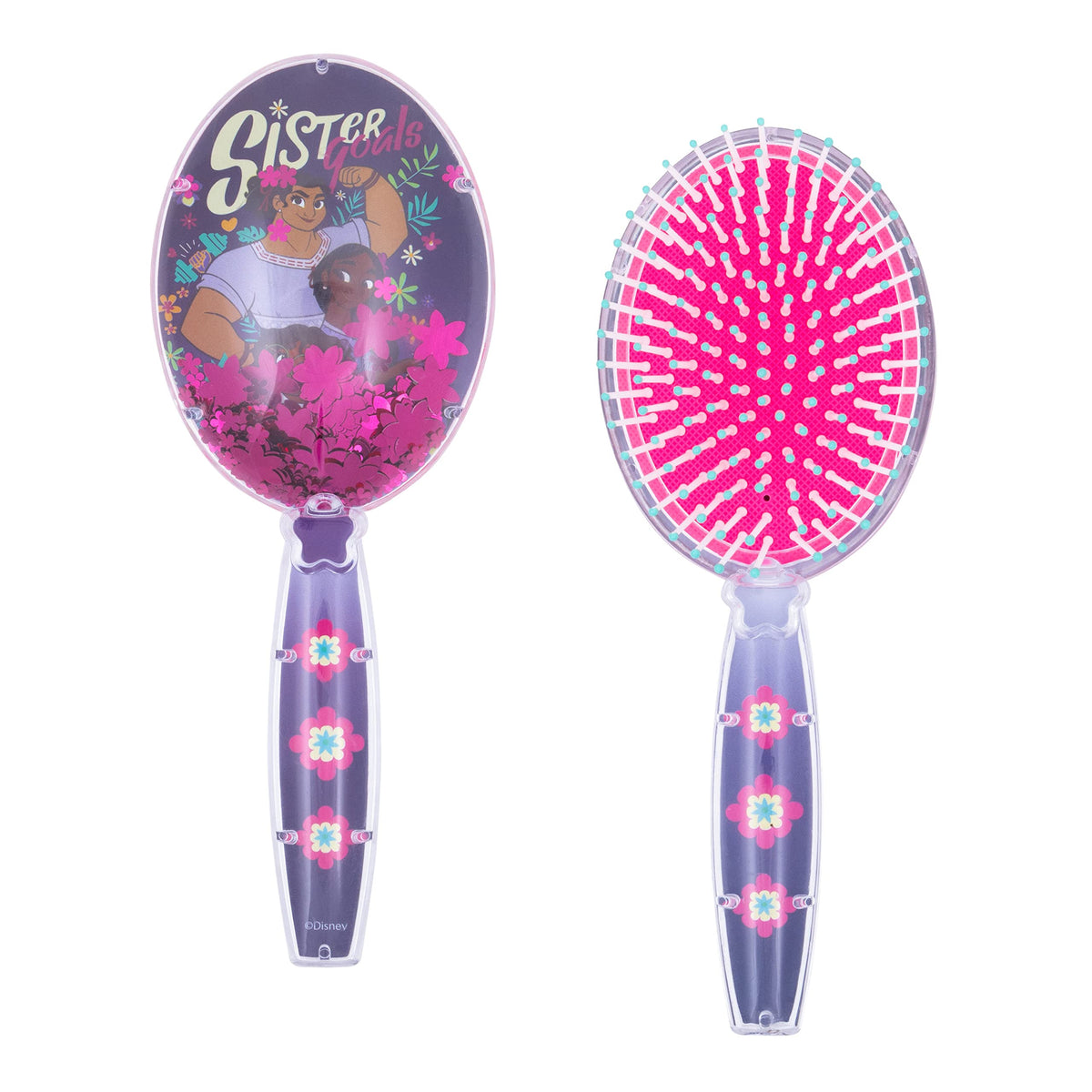 LUV HER Disney Encanto Hair Brush with Magical Sparkling Stars Confetti HairBrush, Purple - Kids Ages 3+ Beauty & Personal Care LUV HER