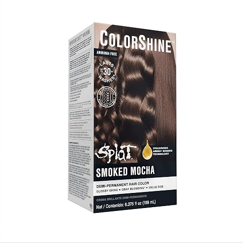Splat ColorShine Demi-Permanent Hair Color, Smoked Mocha Beauty & Personal Care Splat