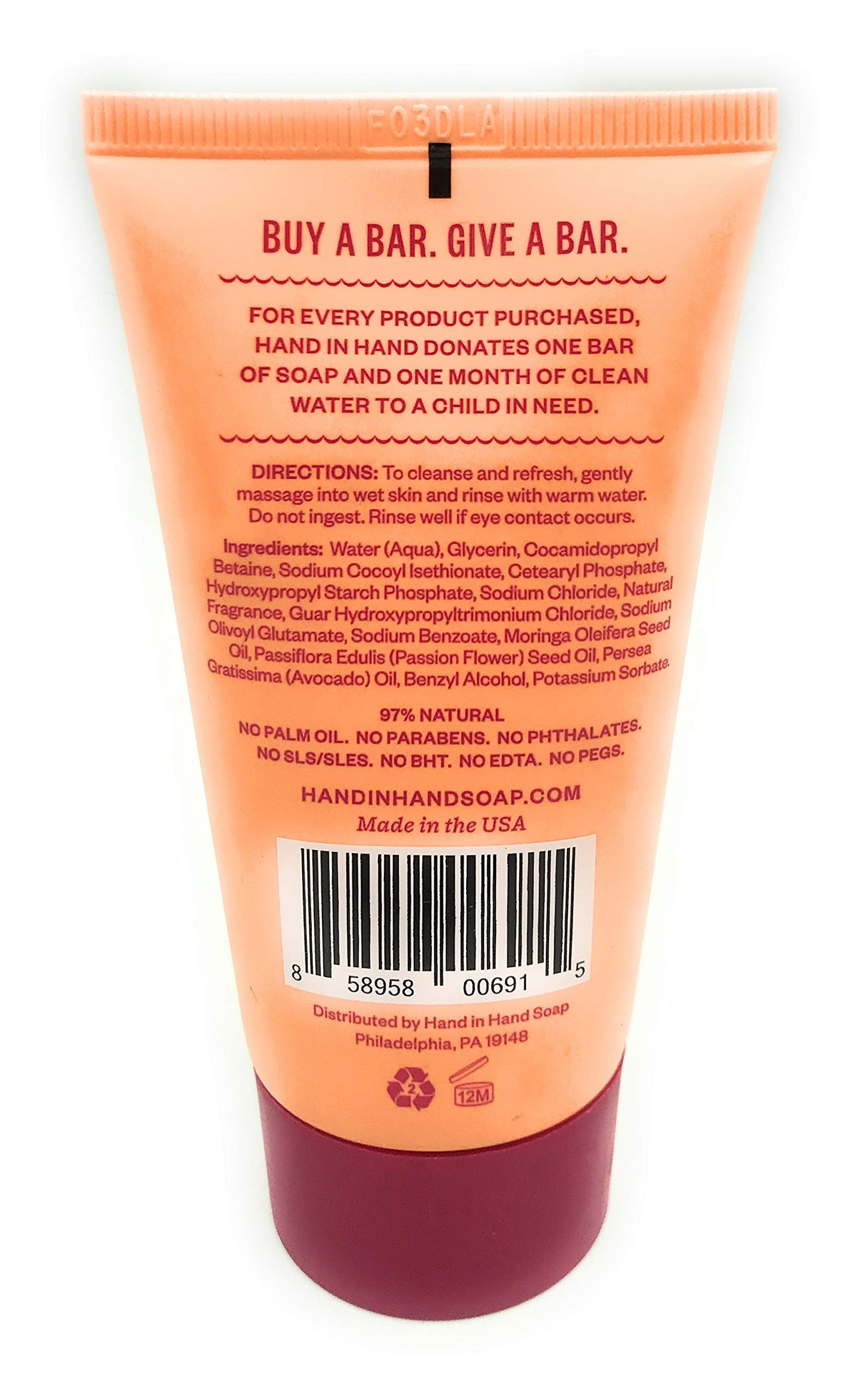 Hand In Hand, Wash Body Mini Spiced Plum, 2 Fl Oz Beauty & Personal Care Hand in Hand