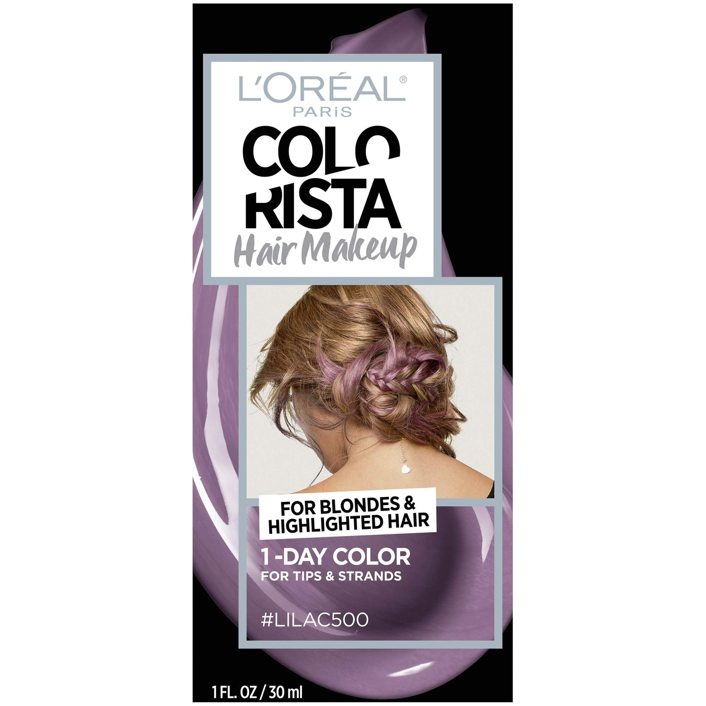 L'oreal Paris Hair Color Colorista Makeup 1-day for Blondes, Lilac500, 1 Fluid Ounce Beauty & Personal Care L'Oreal Paris
