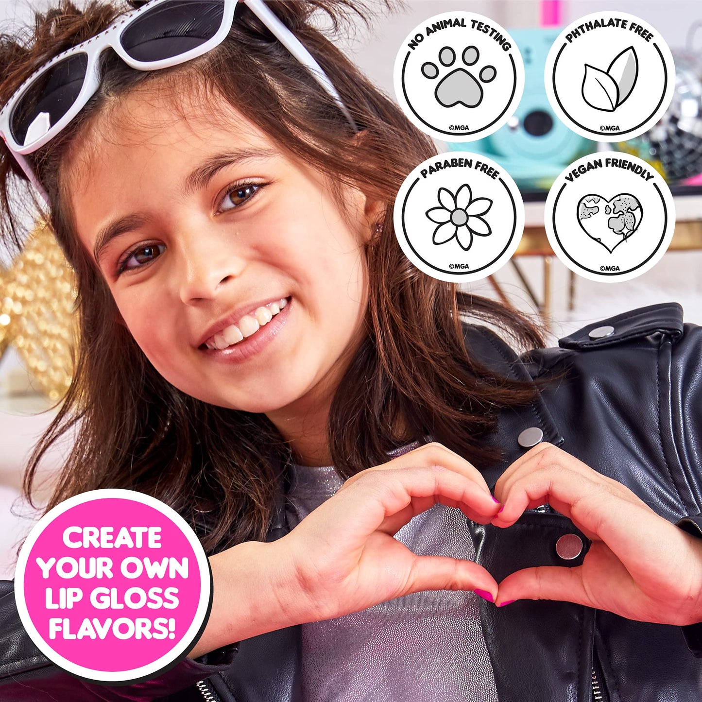 L.O.L. Surprise! O.M.G. Lollipop Lip Gloss by Horizon Group USA, Create 4 LOL Surprise Lip Glosses, Includes 4 Lip Gloss Containers, 3 Fun Flavors Beauty & Personal Care L.O.L. Surprise!