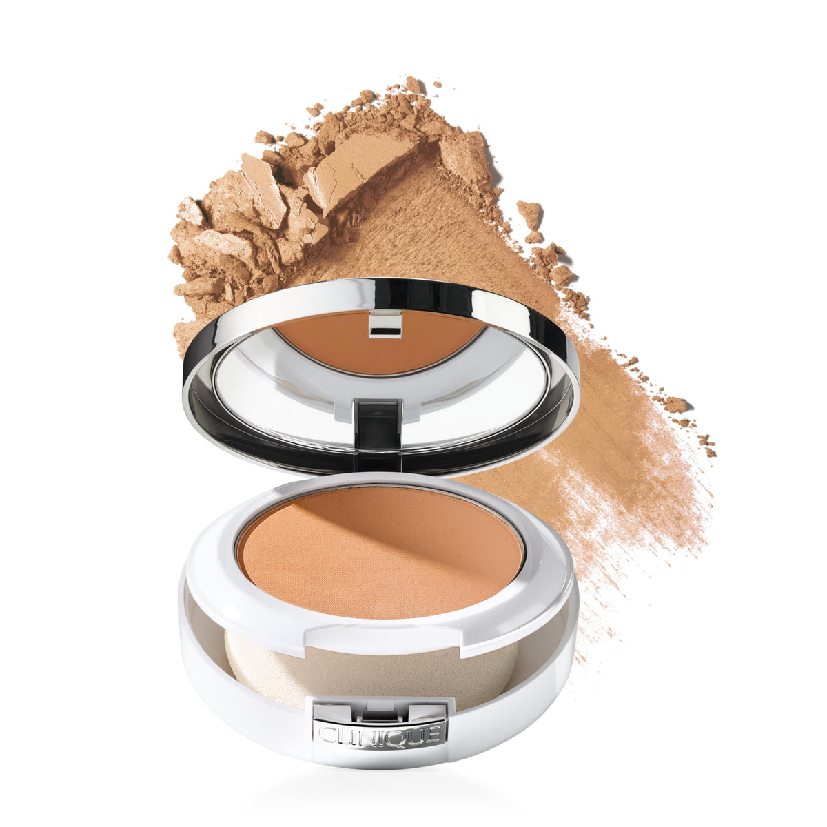 Clinique Beyond Perfecting Powder Lightweight Full Coverage Foundation + Concealer For Dry Combination to Oily Skin Types, Honey, 0.51 Ounce Beauty & Personal Care Clinique