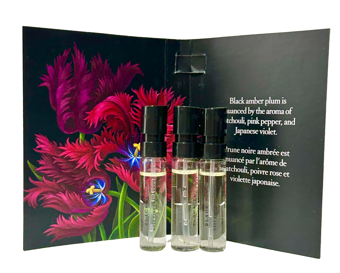 NEST Black Tulip Sample Perfume Parfum 1.5 ml / 0.05 fl.oz - Vial Spray Set of 3 Vials (2714) Beauty & Personal Care NEST New York