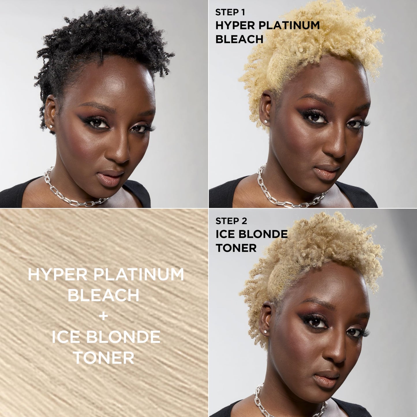 L'Oreal Paris Feria Hyper Platinum Advanced Lightening System Hair Bleach, Lifts Up To 8 Levels, Includes Anti Brass Purple Conditioner, 1 Hair Dye Beauty & Personal Care L'Oreal Paris