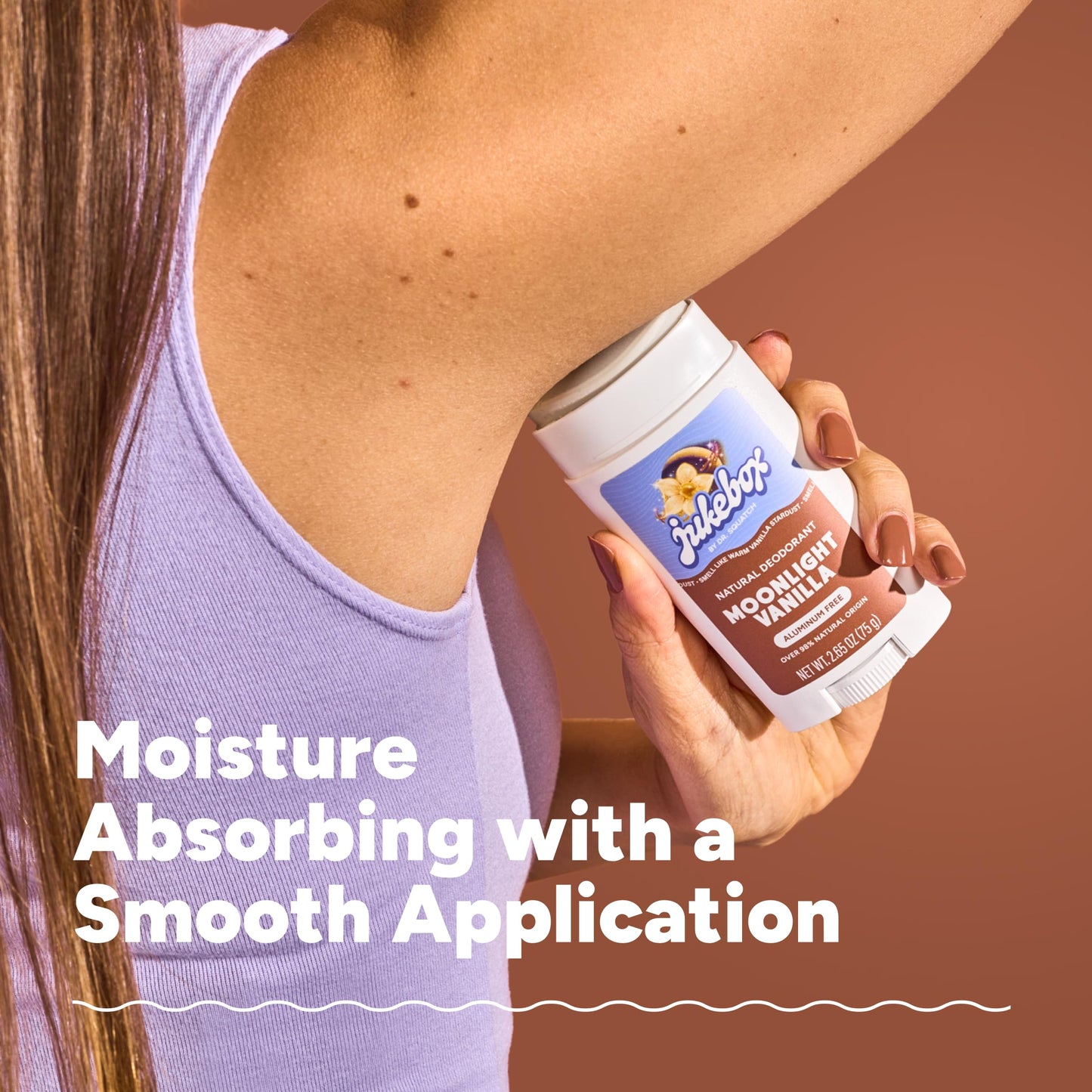 Jukebox Natural Women’s Deodorant - Aluminum Free, 72 Hour Odor Protection - Made with Arrowroot, Charcoal & Postbiotics - Sky Blue Malibu, 2.65 oz Beauty and Personal Care JUKEBOX