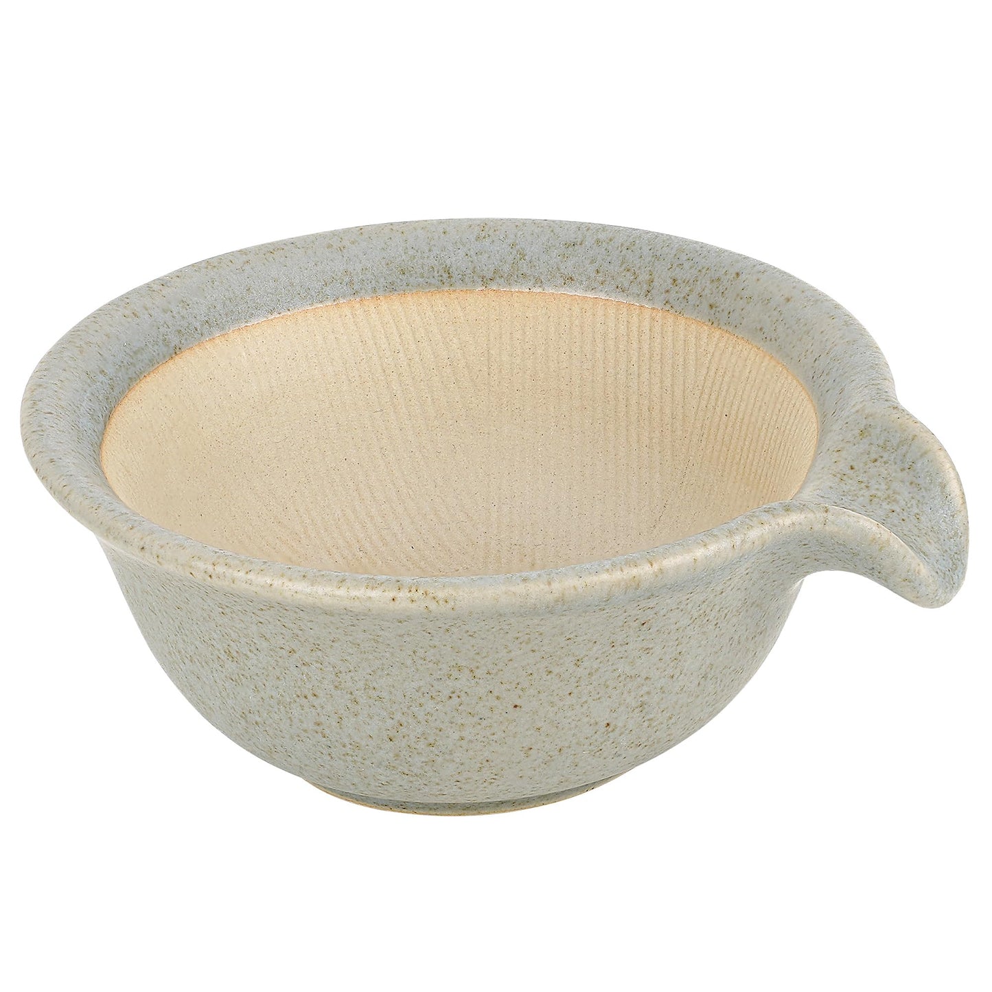 Linkidea Ceramic Shaving & Beard Grooming Bowl for Men, Wide Mouth Lathering Cup for Wet Razors, Traditional Shave Cream Cup (Grey) Beauty and Personal Care Linkidea