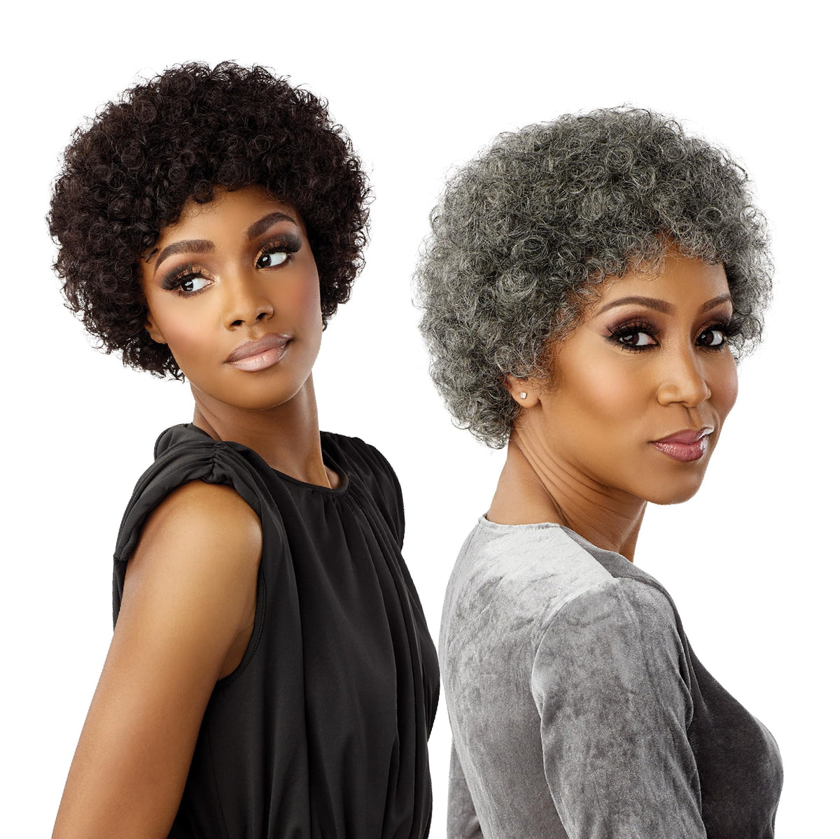 Sensationnel Empire Human Hair Wig-Salt And Pepper Bliss, 27 HONEYBLONDE