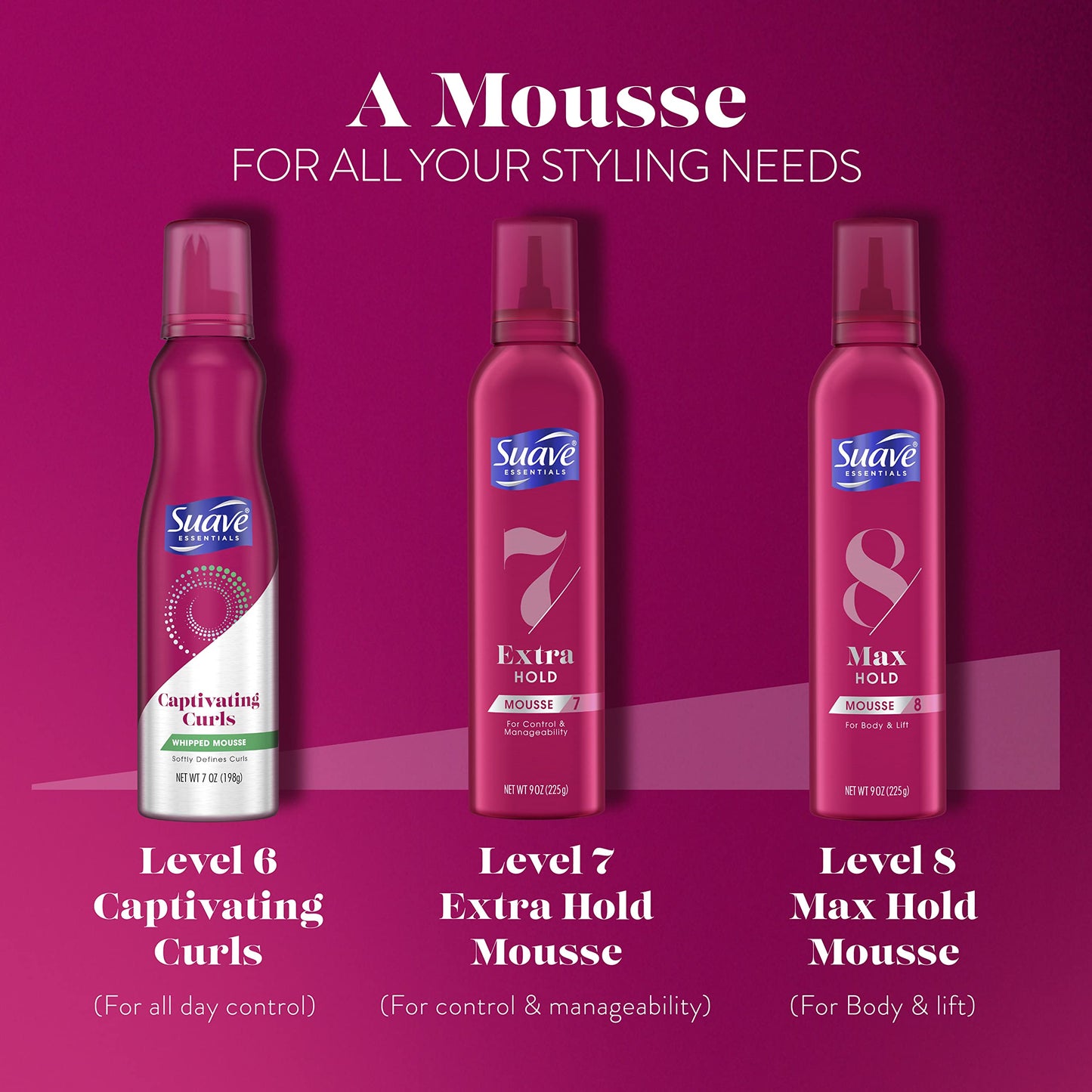 Suave Economy Size Max Hold Volumizing Mousse, 9 oz Beauty & Personal Care Suave