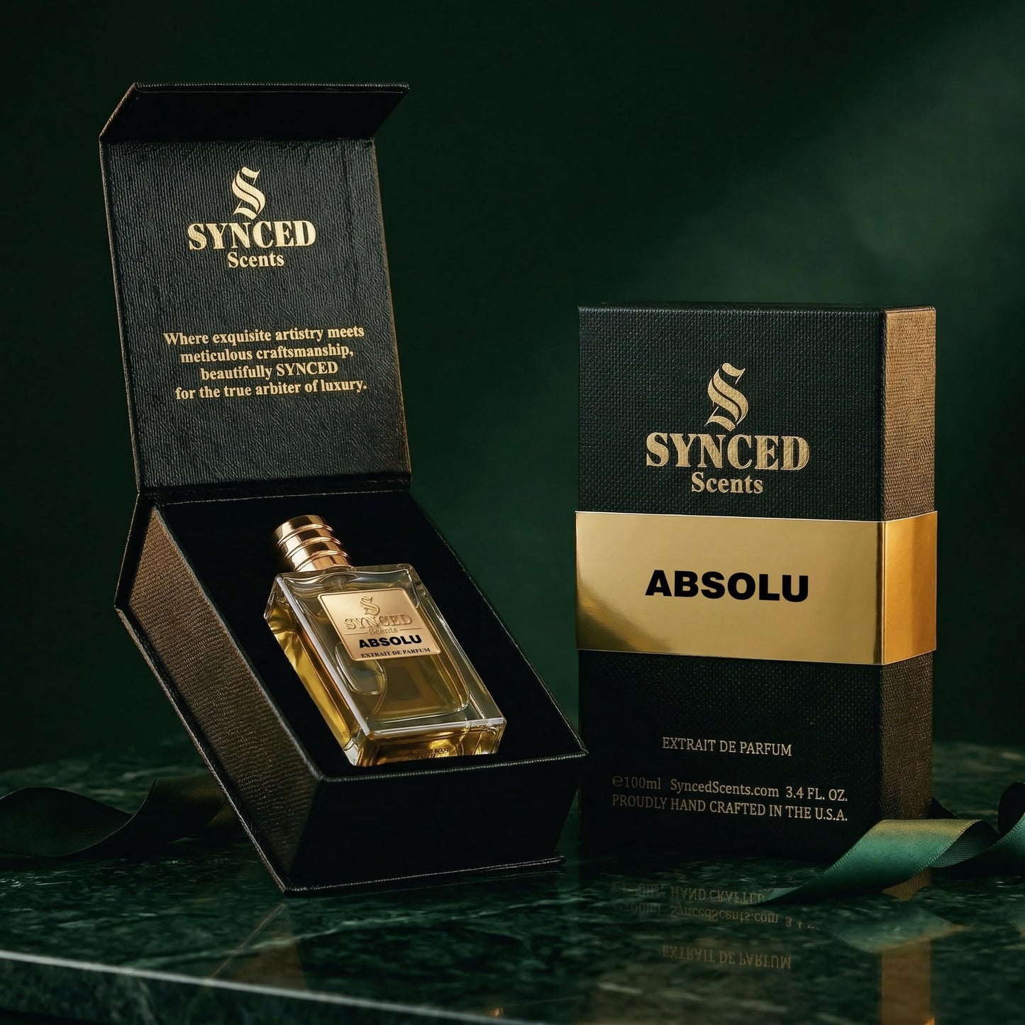 SYNCED Scents ABSOLU Inspired by Absolu Aventus Perfume for Men - Long Lasting Citrus Fruity Woody Fragrance - Intense Fresh Masculine Bergamot Beauty & Personal Care SYNCED Scents