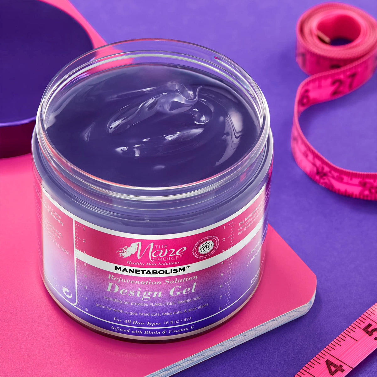 The Mane Choice Manetabolism Rejuvenation Solution Design Hair Gel, Twist & Braid Gel with Lasting Flexible Hold for Hair Shine & Strength, Helps Beauty & Personal Care The Mane Choice