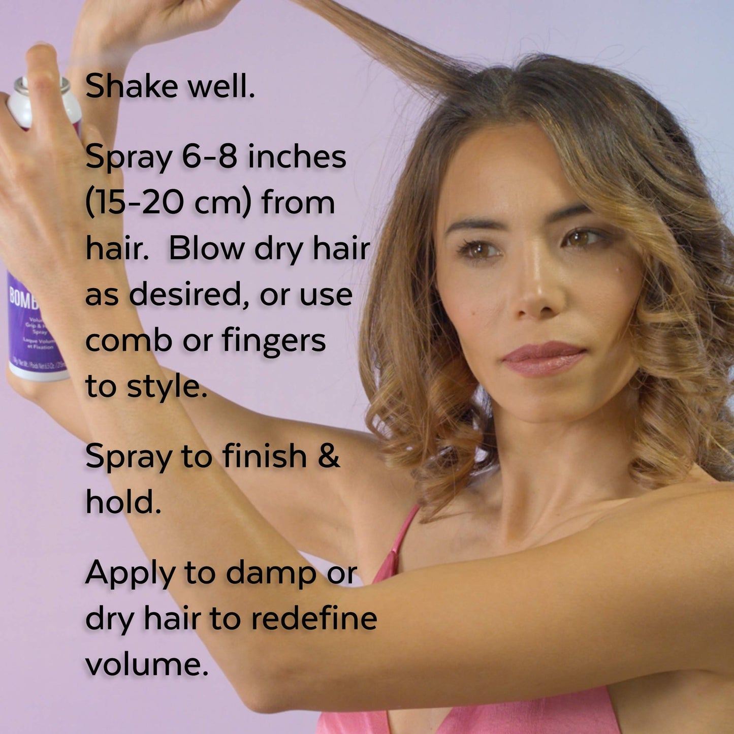 ALOXXI Bombshell Volumizing Grip Styler 3-in-1 Texturizing Hairspray & Dry Shampoo Adds Volume, Texture & Medium Hold Heat Protection up to 450F, 6.5 Beauty & Personal Care ALOXXI