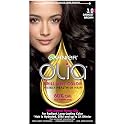 Garnier Olia Ammonia Free Permanent Hair Color, 100% Gray Coverage (Packaging May Vary), 3.0 Darkest Brown Hair Dye, Pack of 1 Beauty & Personal Care Garnier