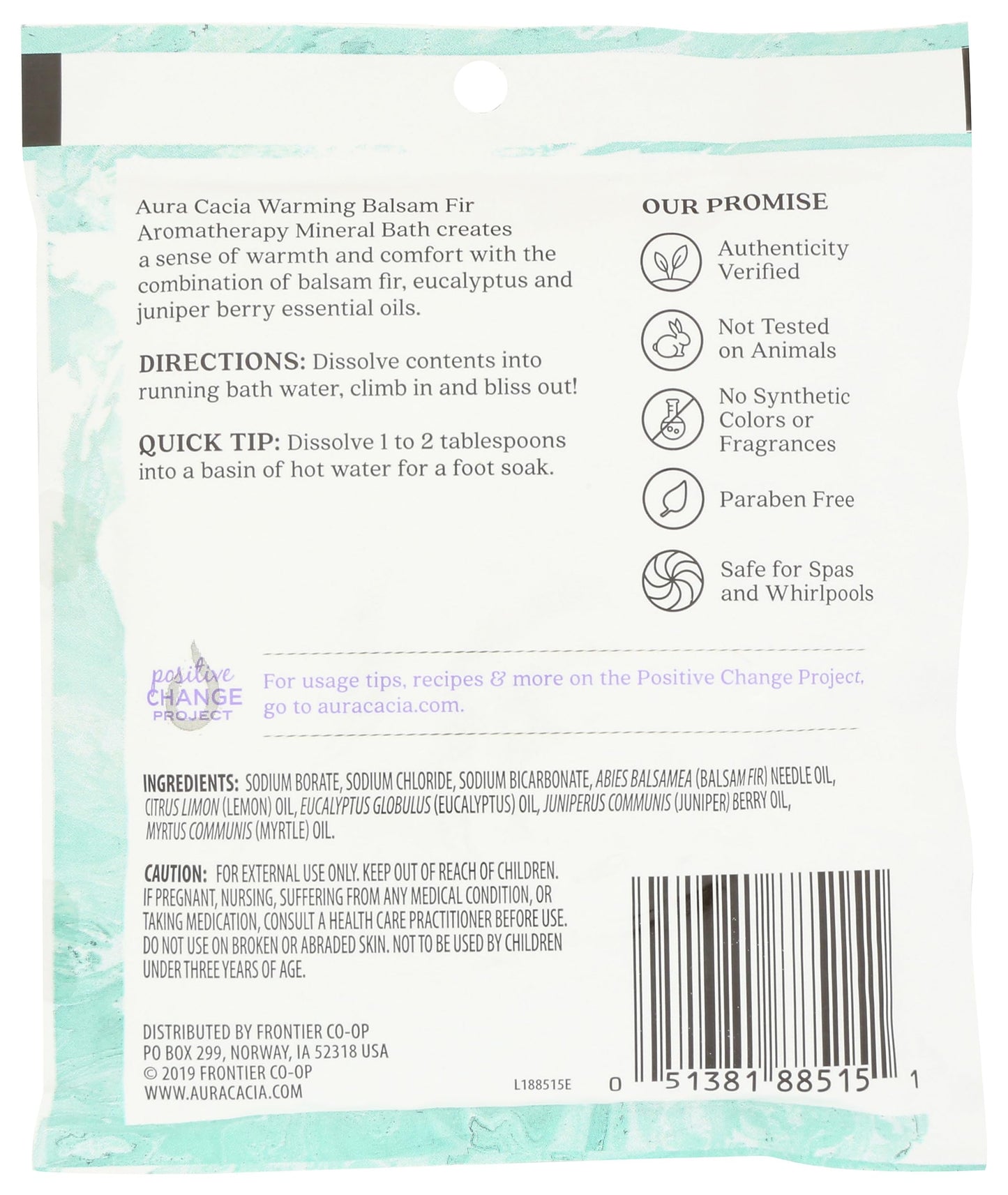 Aura Cacia Mineral Bath, Warming Balsam Fir, 2.5 Ounce Beauty and Personal Care Aura Cacia