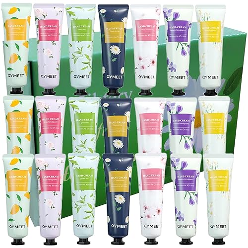 21-Pack Hand Cream Gift Set for Dry Cracked Hands, Scented Working Hand Lotion Ultimate Healing Hand Cream Body Skin Moisturizer Travel Outdoor Size Beauty & Personal Care 5iktery