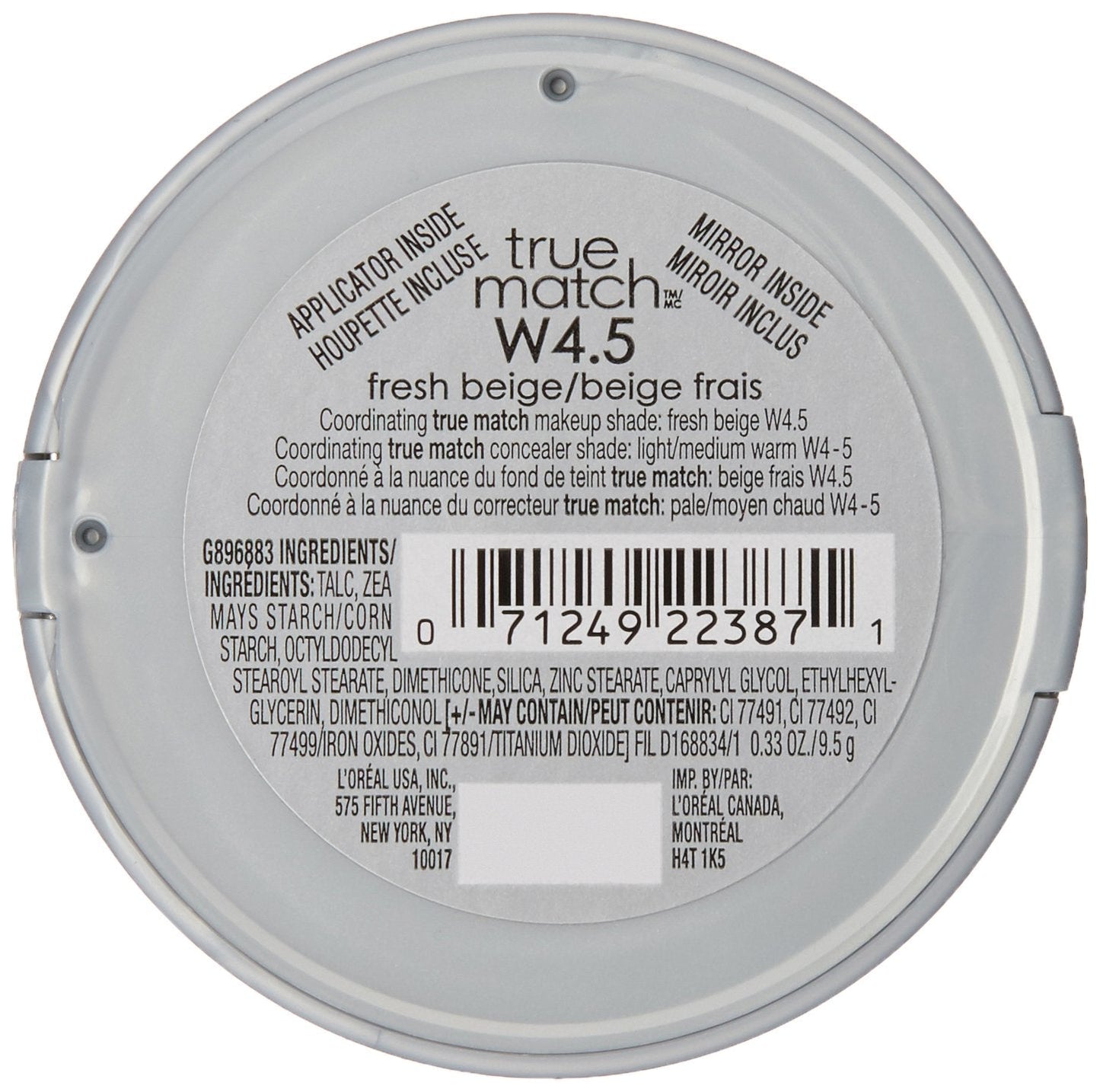 L'Oréal Paris True Match Super-Blendable Powder, Fresh Beige, 0.33 oz. Beauty & Personal Care L'Oreal Paris