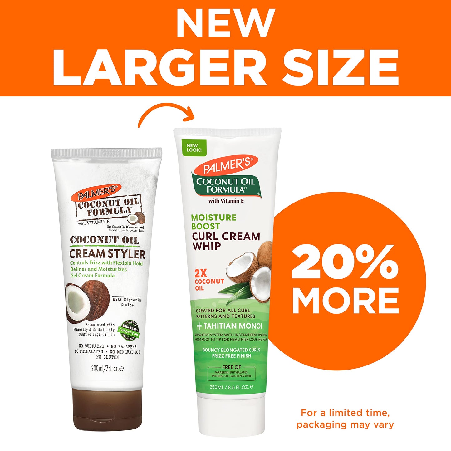 Palmer's Coconut Oil Formula Moisture Boost Curl Whip Cream, 8.5 oz. Beauty & Personal Care Palmer's