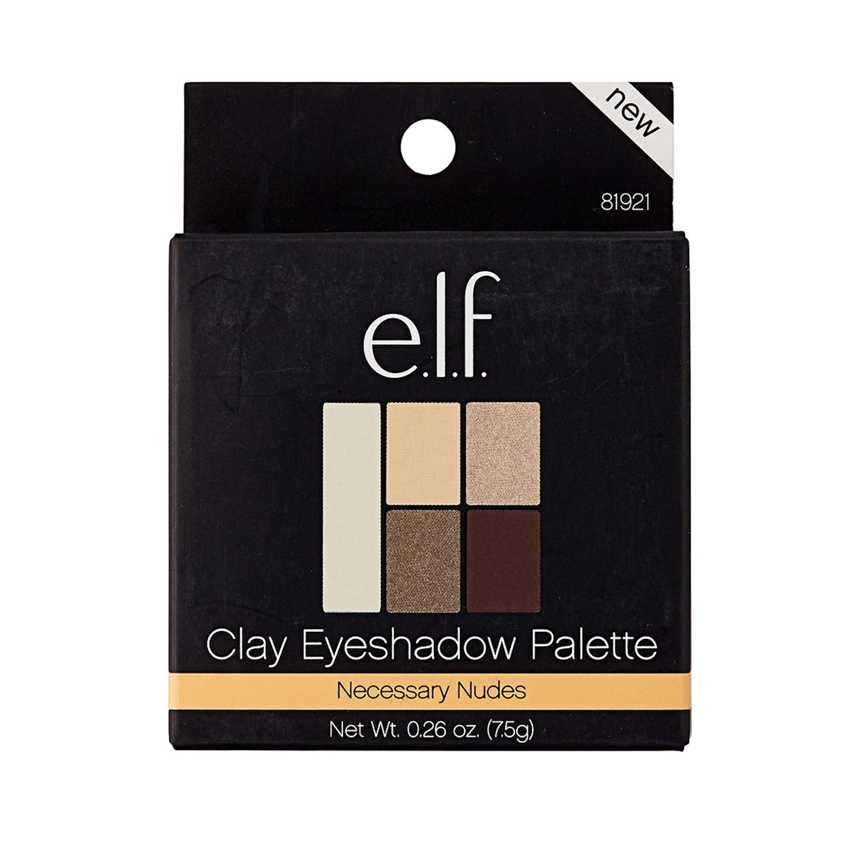 Long Lasting Wear Clay Eyeshadow Palette, Necessary Nudes, 0.26 Ounce Beauty & Personal Care e.l.f.