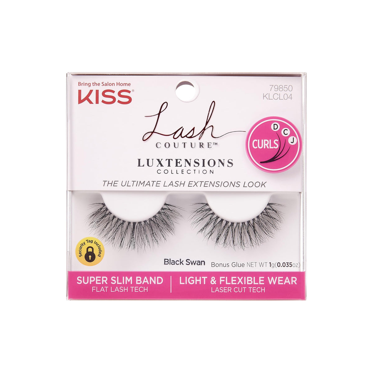 KISS Lash Couture LuXtensions Collection False Eyelashes, Flat Lash Technology, Super Slim Lash Band, Real Lash Extension Fibers, Reusable, Style Beauty & Personal Care KISS
