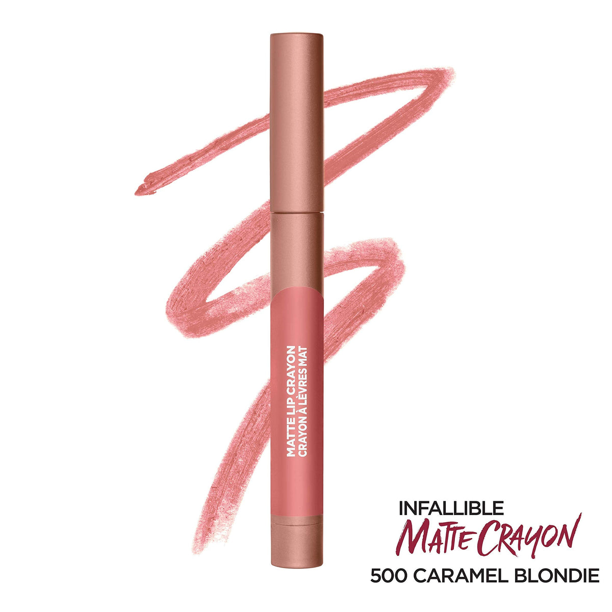 L'Oreal Paris Infallible Matte Lip Crayon, Caramel Blonde (Packaging May Vary) Beauty & Personal Care L'Oreal Paris