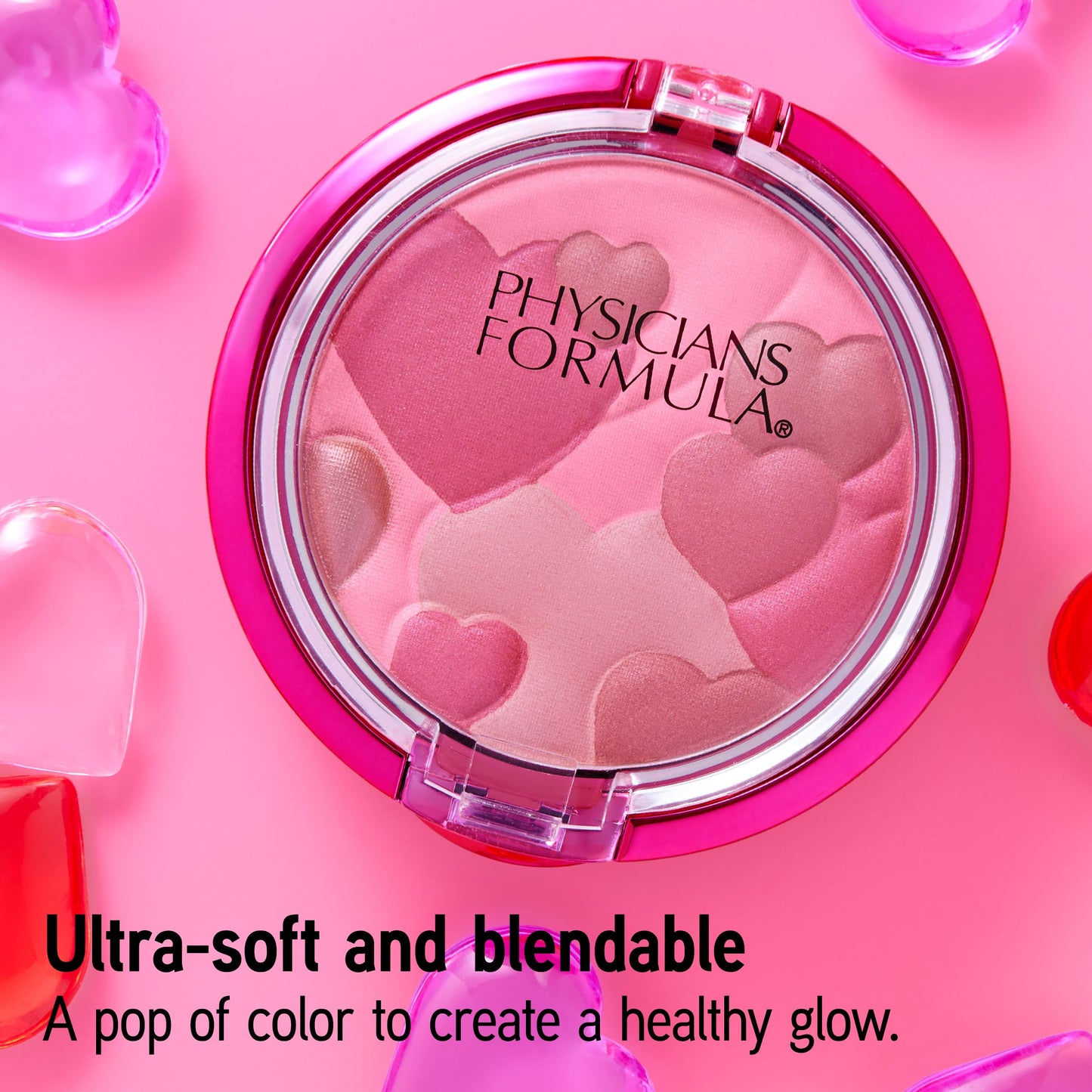 Physicians Formula Happy Booster Glow & Mood Boosting Blush, Silky Smooth Formula, Hypoallergenic, Blends Easily with Radiant Finish - Rose Beauty & Personal Care Physicians Formula